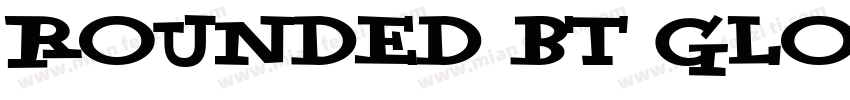 rounded bt glod字体转换